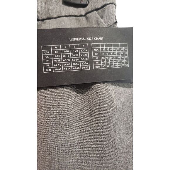 11 Honore Destiny High Waisted Tapered Trouser Sz 16 Dress Pants Grey NWT - Picture 8 of 9